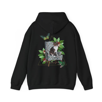 Cat - Quirky Collage - Unisex Hoodie