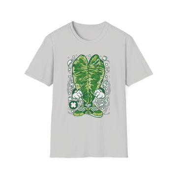 Giganteum Marble - Cartoon Plants - Front Design - Premium Bio Unisex T-Shirt