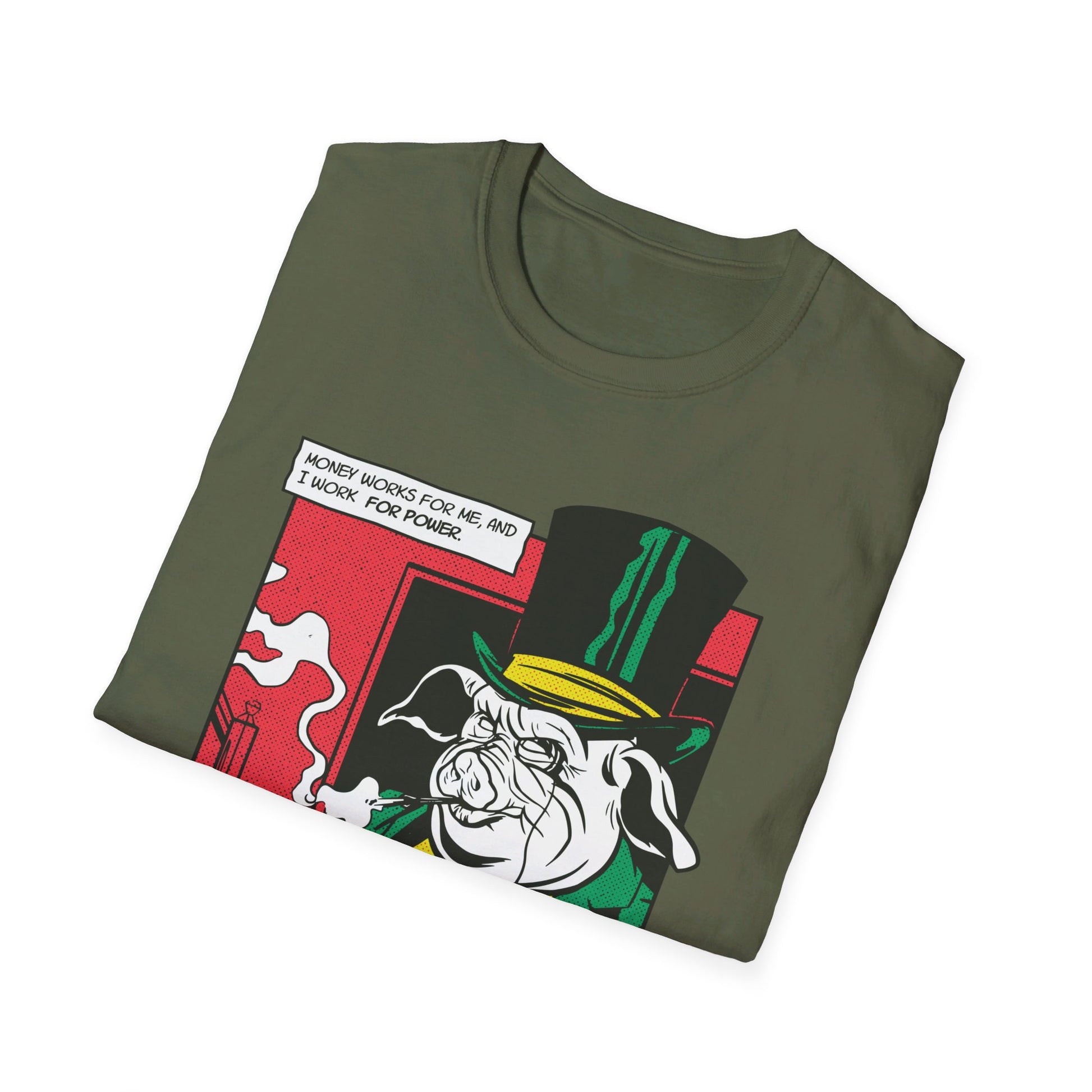 Mister Pig Money Man - Comic Mafia - Front Design - Premium Bio Unisex T-Shirt - Pure Face Streetwear