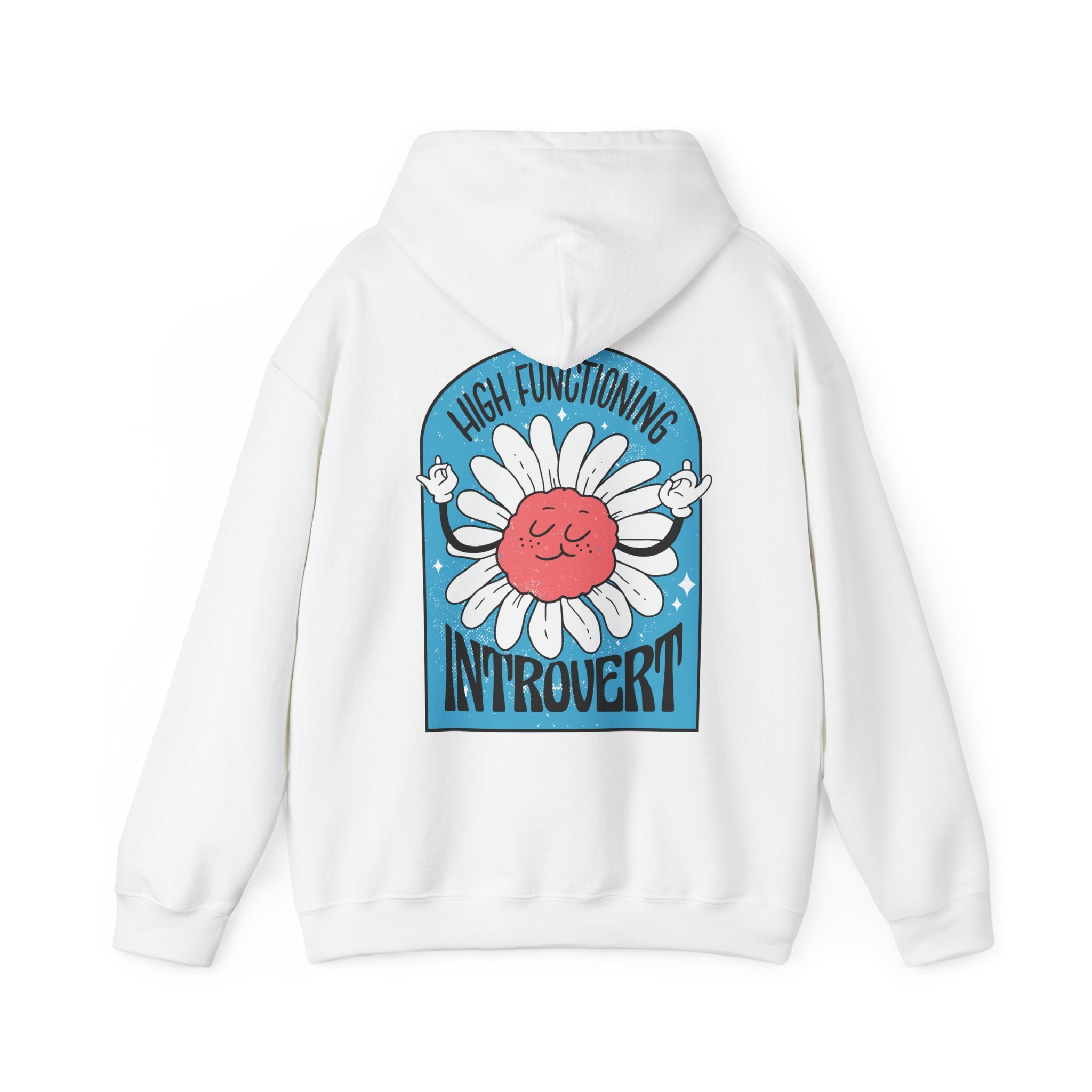 High functioning introvert - Antisocial Retro - Unisex Hoodie