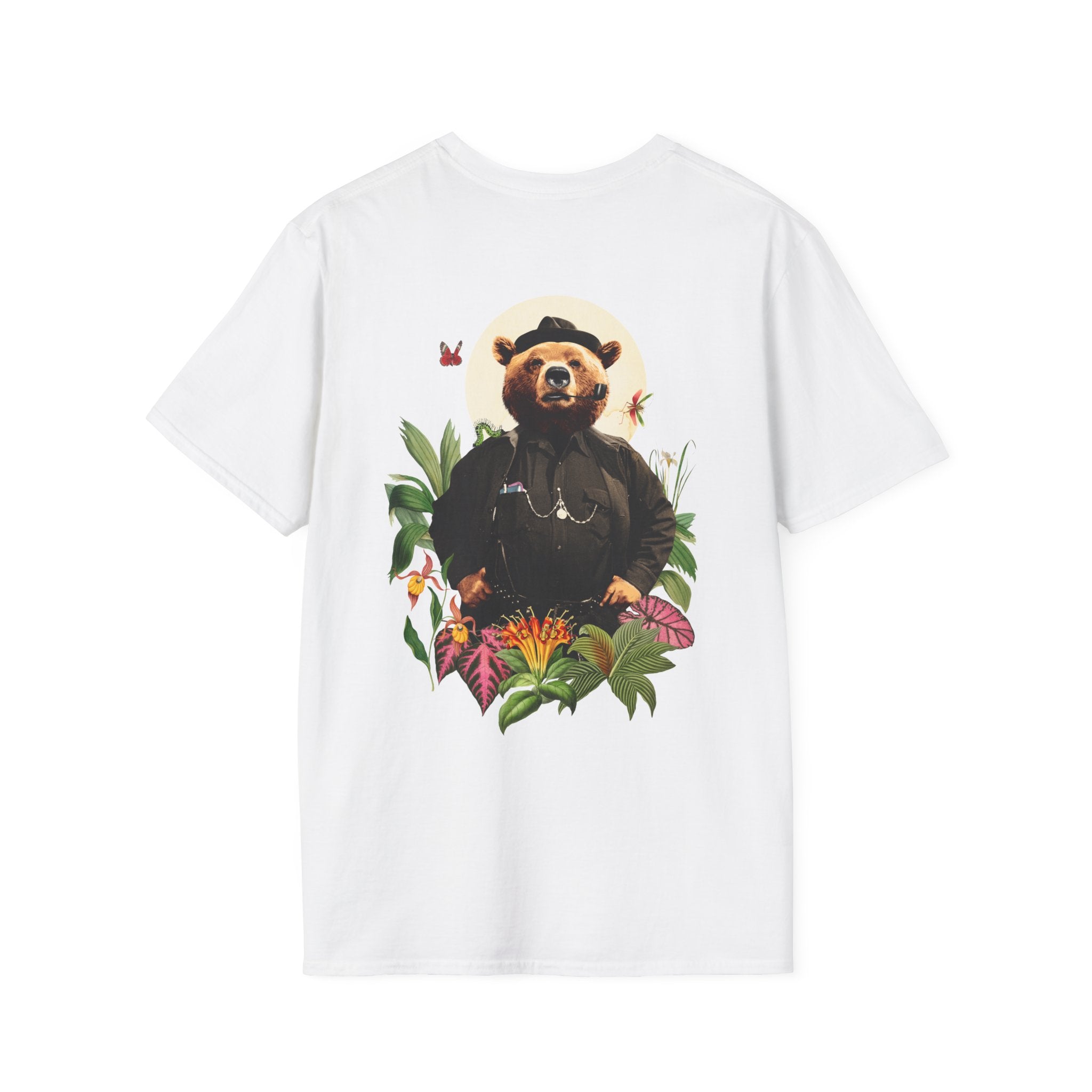 Bear - Animal Human - Unisex T-Shirt - Back Print