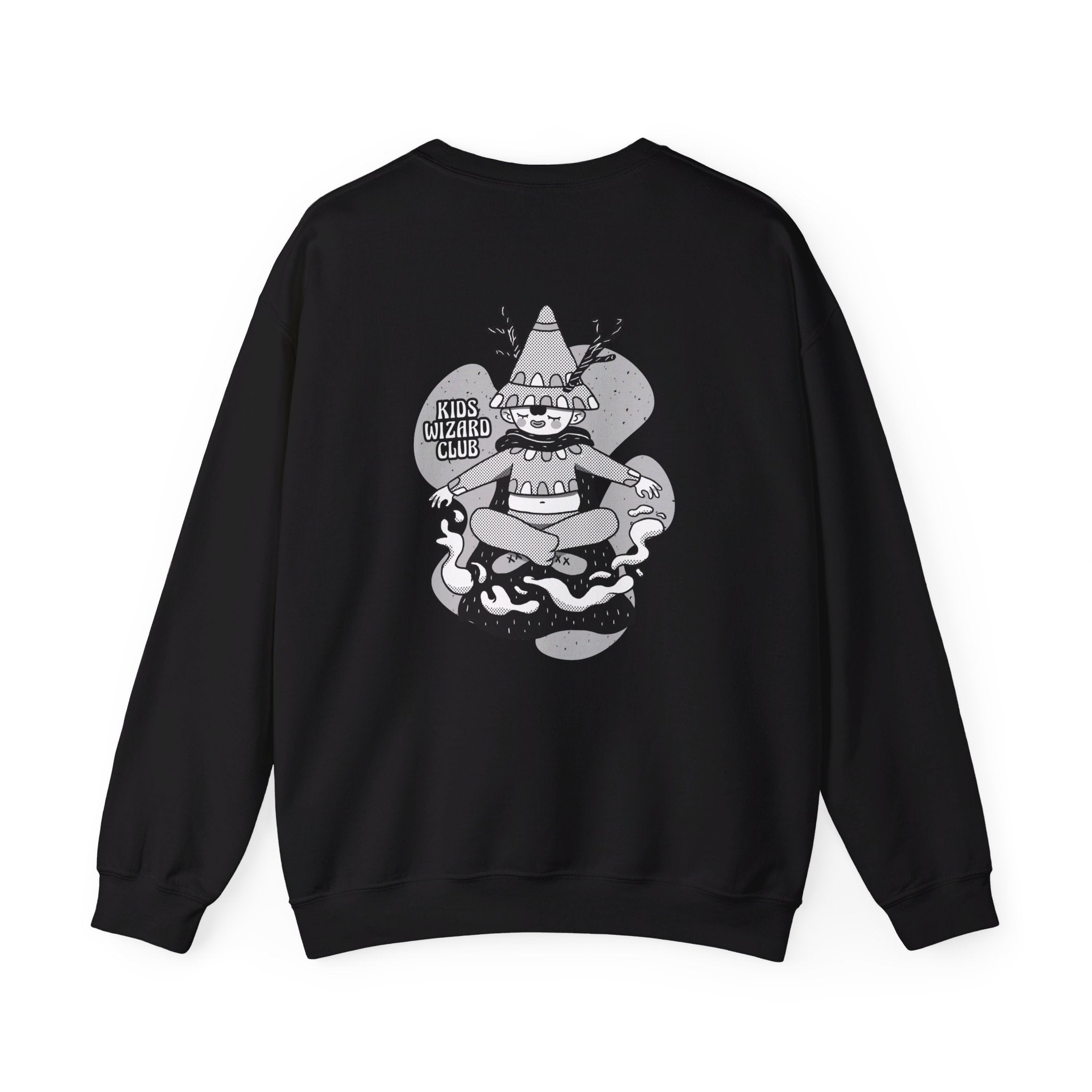 Kids - Wizard Club - Back Design - Premium Unisex Heavy Blend™ Crewneck Sweatshirt