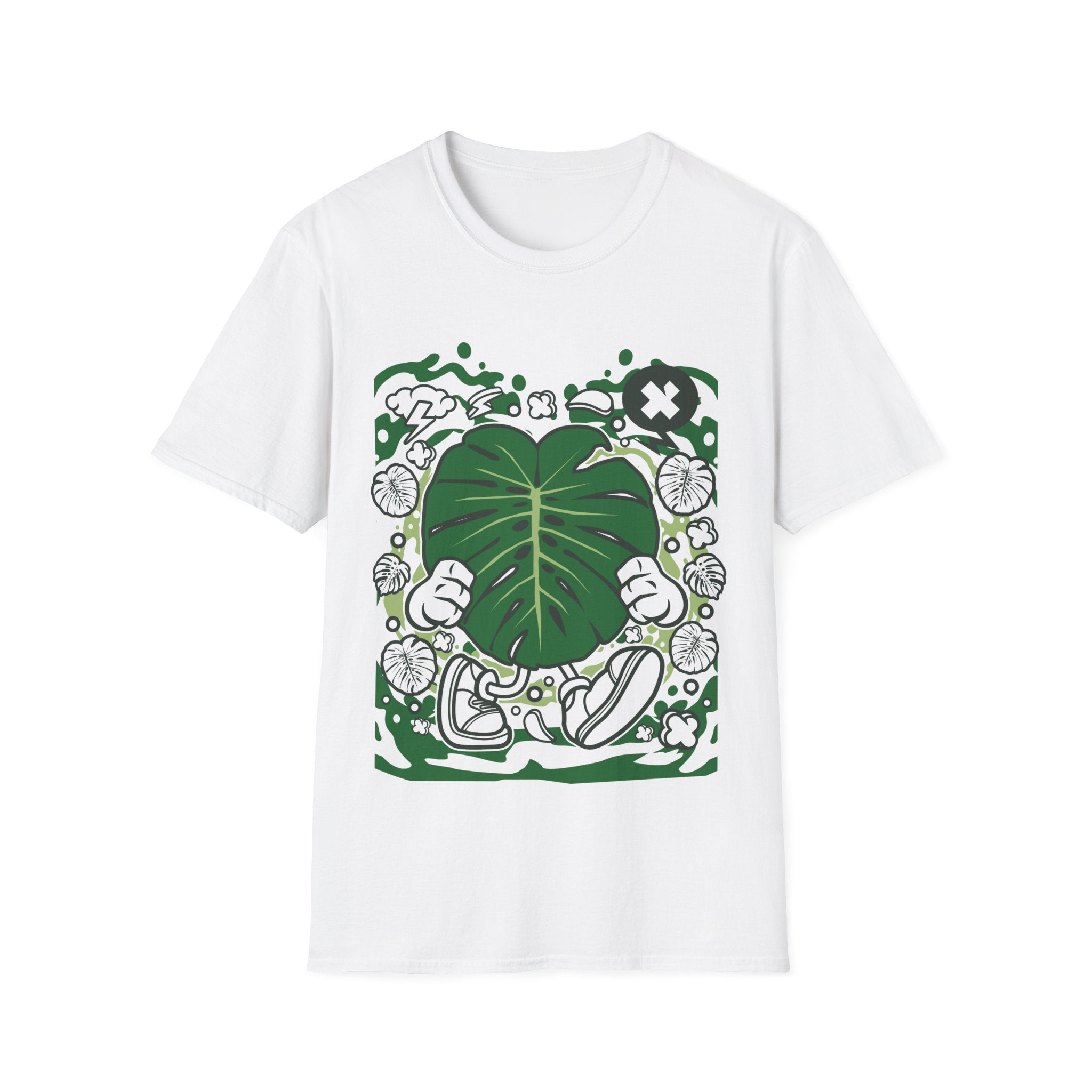 Monstera Deliciosa - Cartoon Plants - Unisex T-Shirt