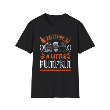 Expecting a little pumpkin - Halloween - Front Design - Premium Bio Unisex T-Shirt