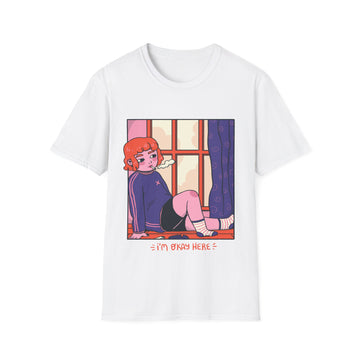 Girl in Window - Cozy at Home - Unisex T-Shirt