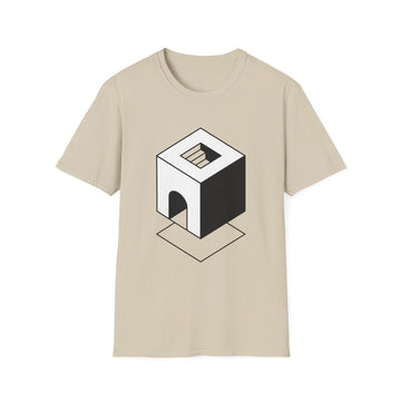 Minimal Geometric House - Streetwear - Berlin Reality - Unisex T-Shirt