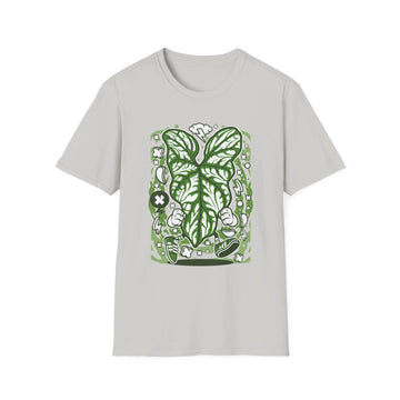 Cercestis Mirabilis - Cartoon Plants - Front Design - Premium Bio Unisex T-Shirt