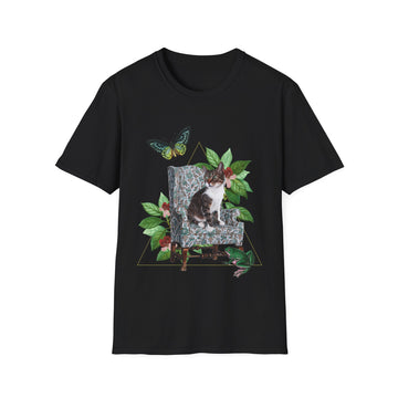 Cat - Quirky Collage - Unisex T-Shirt - Front Print