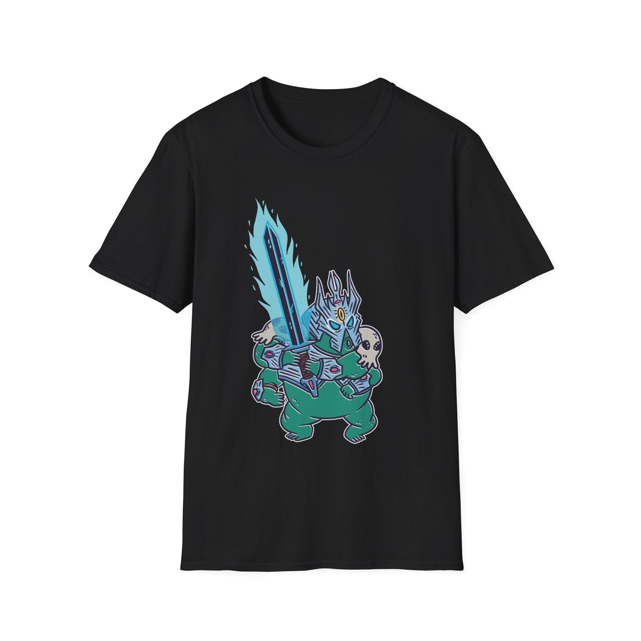 Warrior with Ice Sword - Role Playing Tardigrades - Unisex T-Shirt