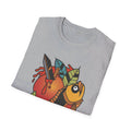 Fish Tattoo - Old School Tattoo - Front Design - Premium Bio Unisex T-Shirt - Pure Face Streetwear