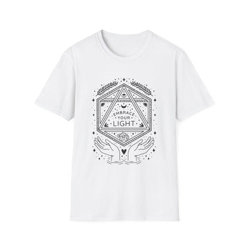 Embrace your light - Universe Quotes - Unisex T-Shirt