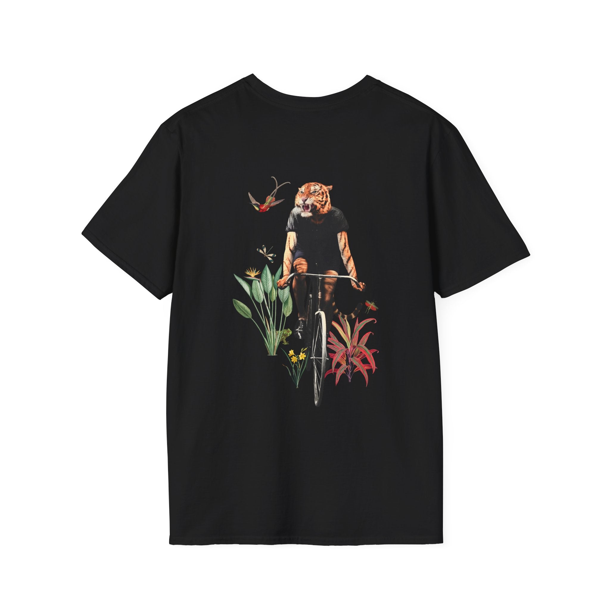 Tiger - Animal Human - Unisex T-Shirt - Back Print