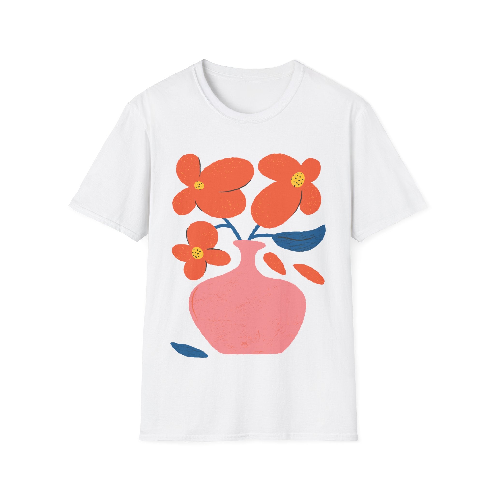 Lovely blooming Flowers in a Vase - Blooming Flowers - Unisex T-Shirt