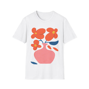 Lovely blooming Flowers in a Vase - Blooming Flowers - Unisex T-Shirt