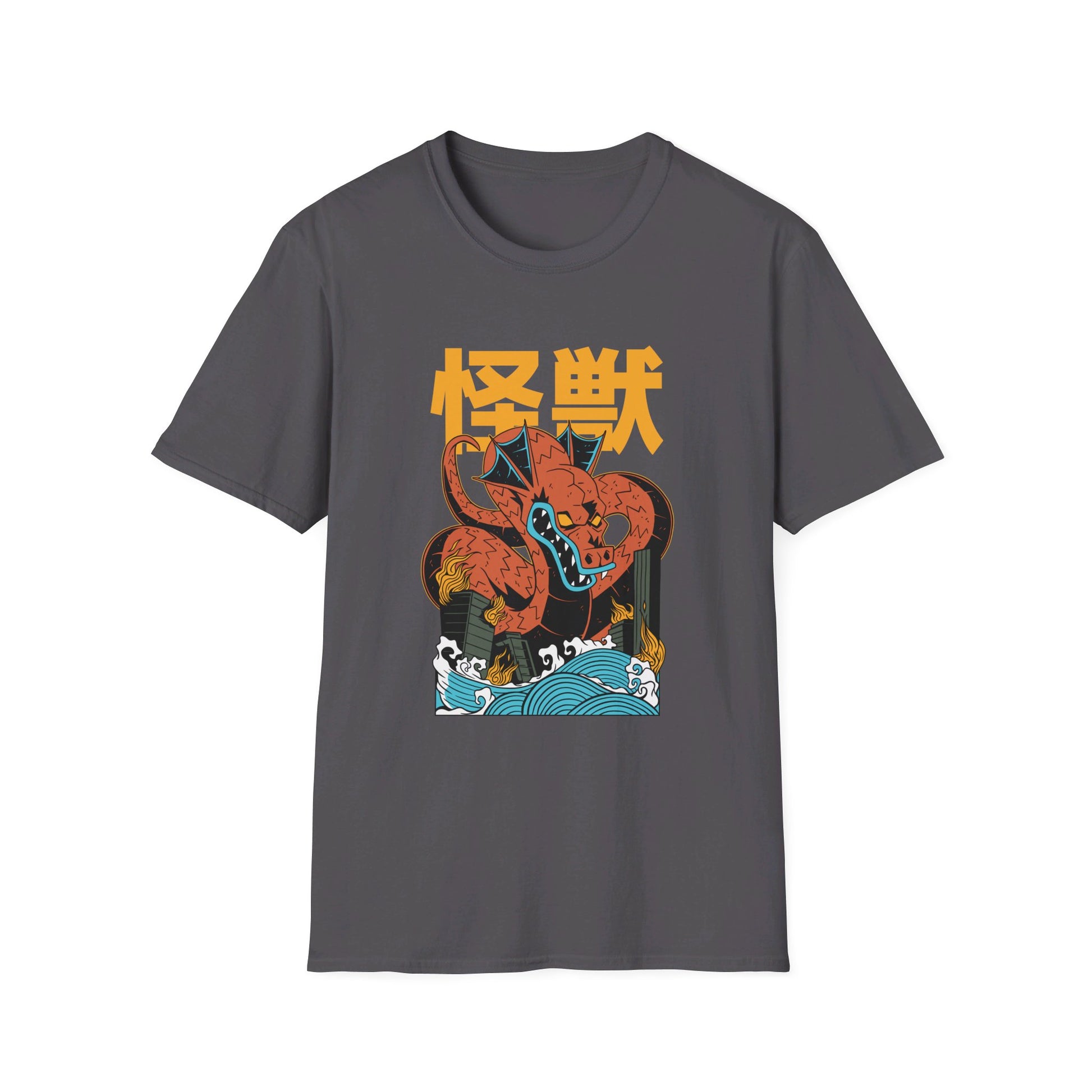 Dragon - Kaiju Monster - Front Design - Premium Bio Unisex T-Shirt - Pure Face Streetwear