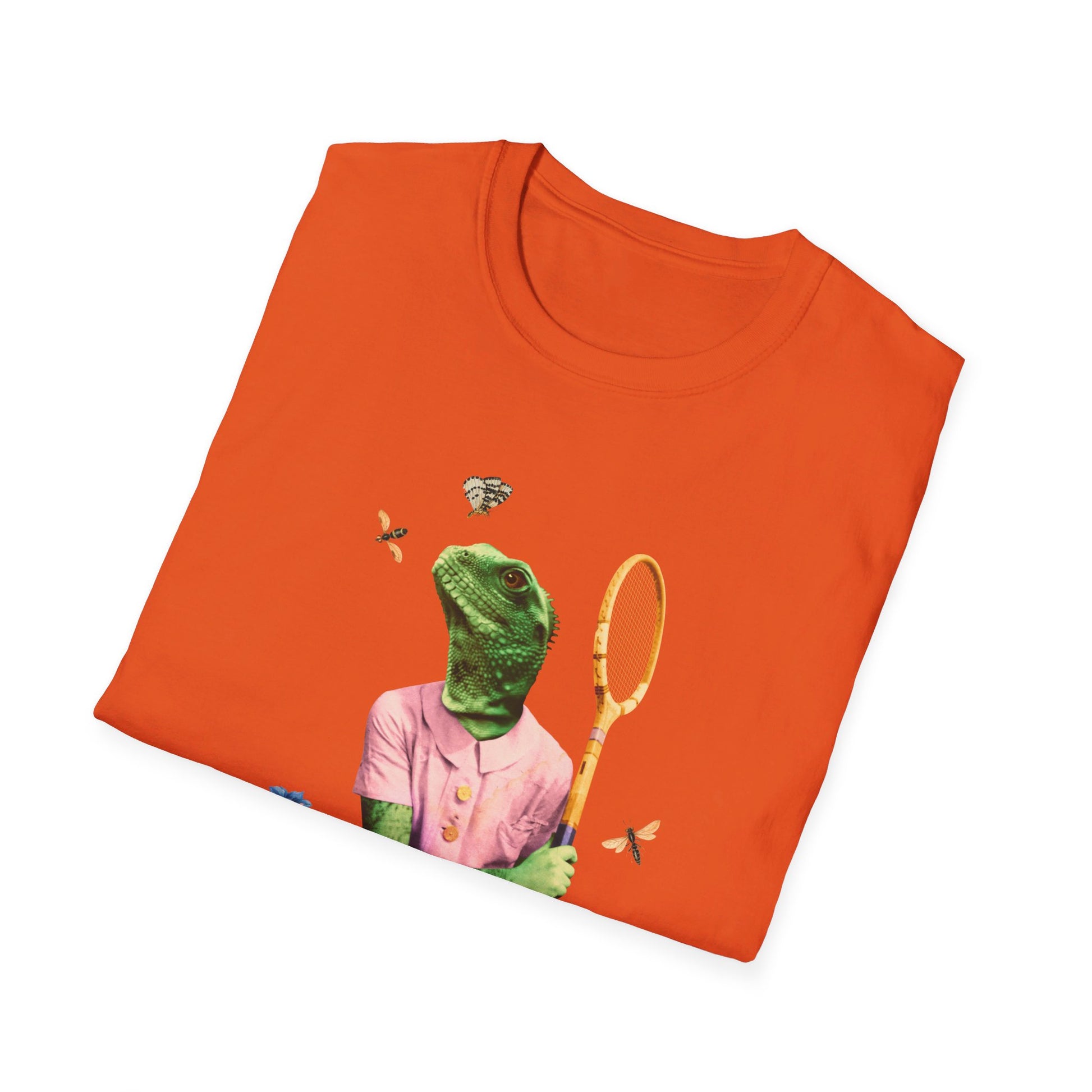 Lizard - Animal Human - Front Design - Premium Bio Unisex T-Shirt - Pure Face Streetwear