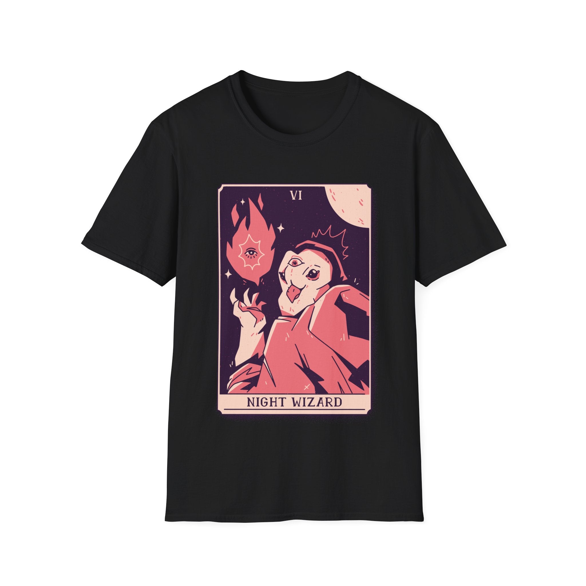 Night Wizard - Magical Tarot Card - Unisex T-Shirt