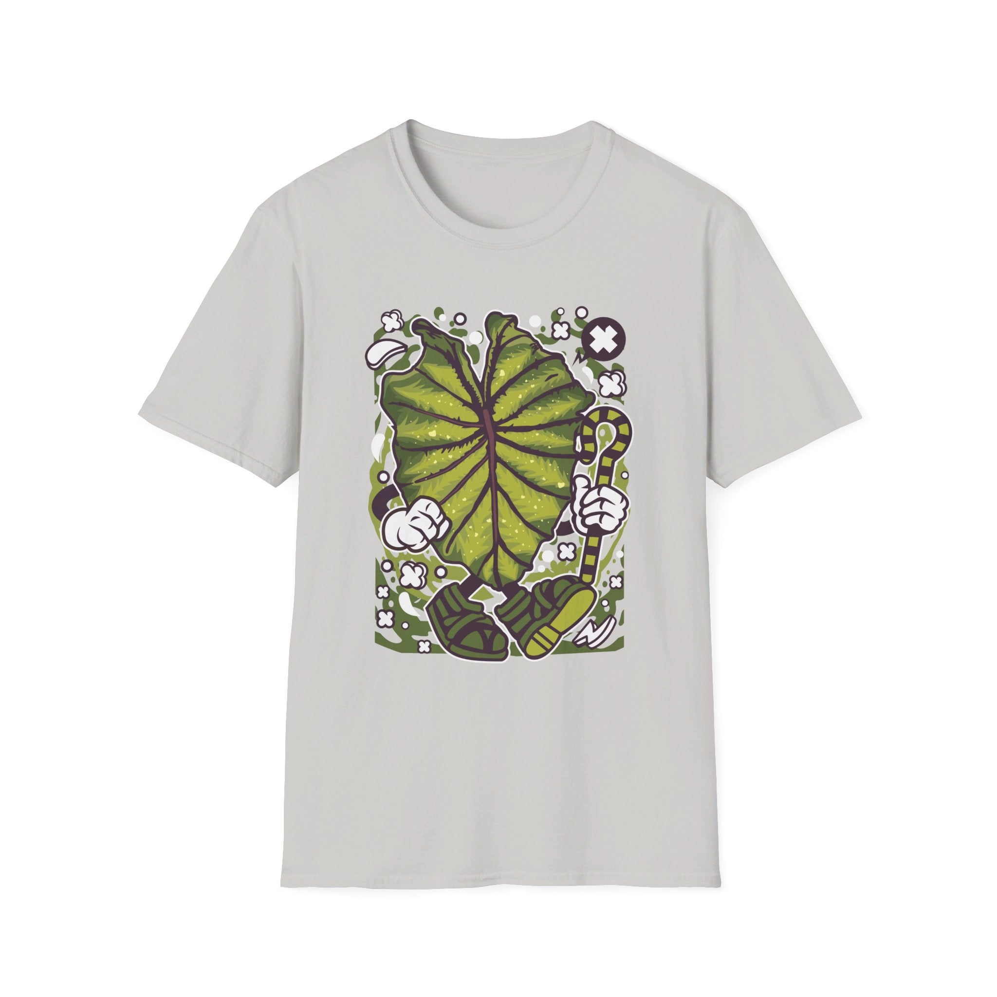 Colocasia Pharaoh - Cartoon Plants - Front Design - Premium Bio Unisex T-Shirt