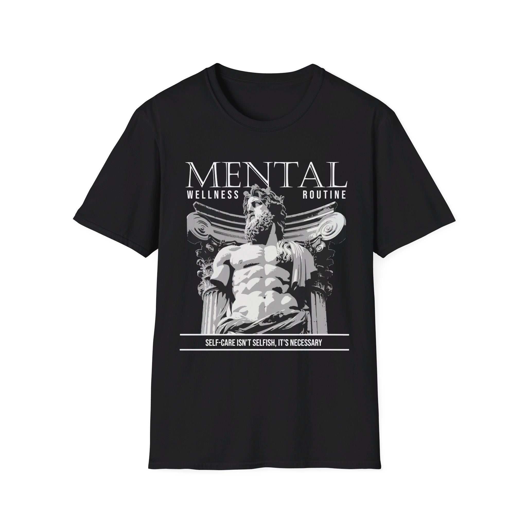 Mental Wellness Routine - Streetwear - Gods Way - Front Design - Premium Bio Unisex T-Shirt