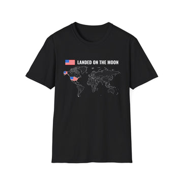 USA Landed on the Moon - American Patriots - Unisex T-Shirt