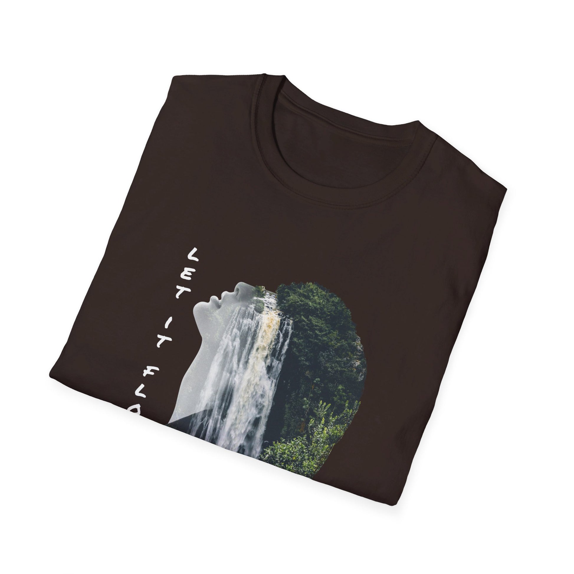 Let it Flow - Exposure Streetwear - Front Design - Premium Bio Unisex T-Shirt - Pure Face Streetwear