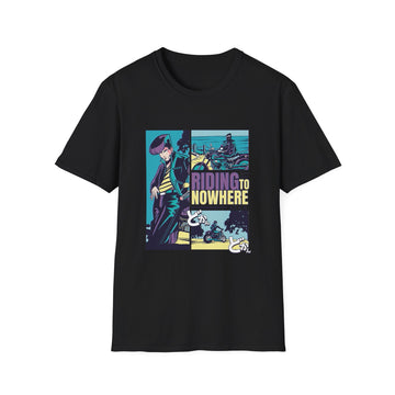 Riding to nowhere Anime - Anime Vaporwave - Unisex T-Shirt