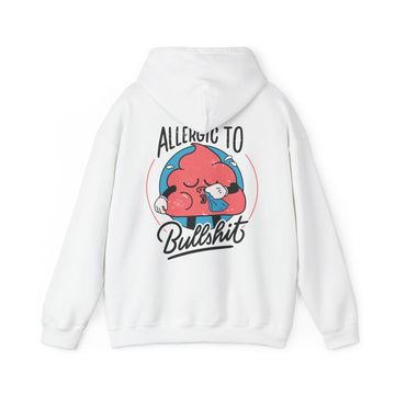 Allergic to Bullshit - Antisocial Retro - Unisex Hoodie