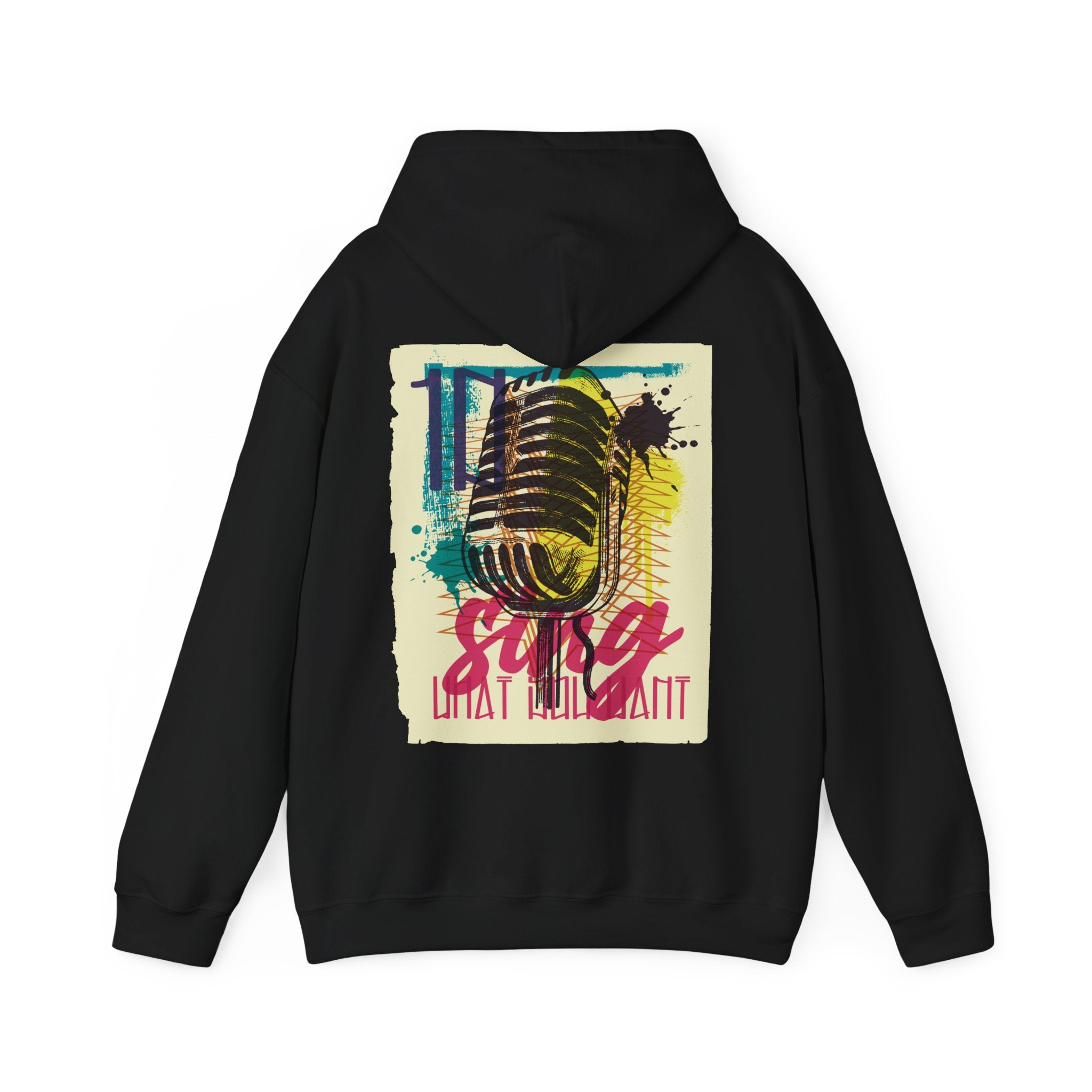 Microphone - Urban Graffiti - Unisex Hoodie