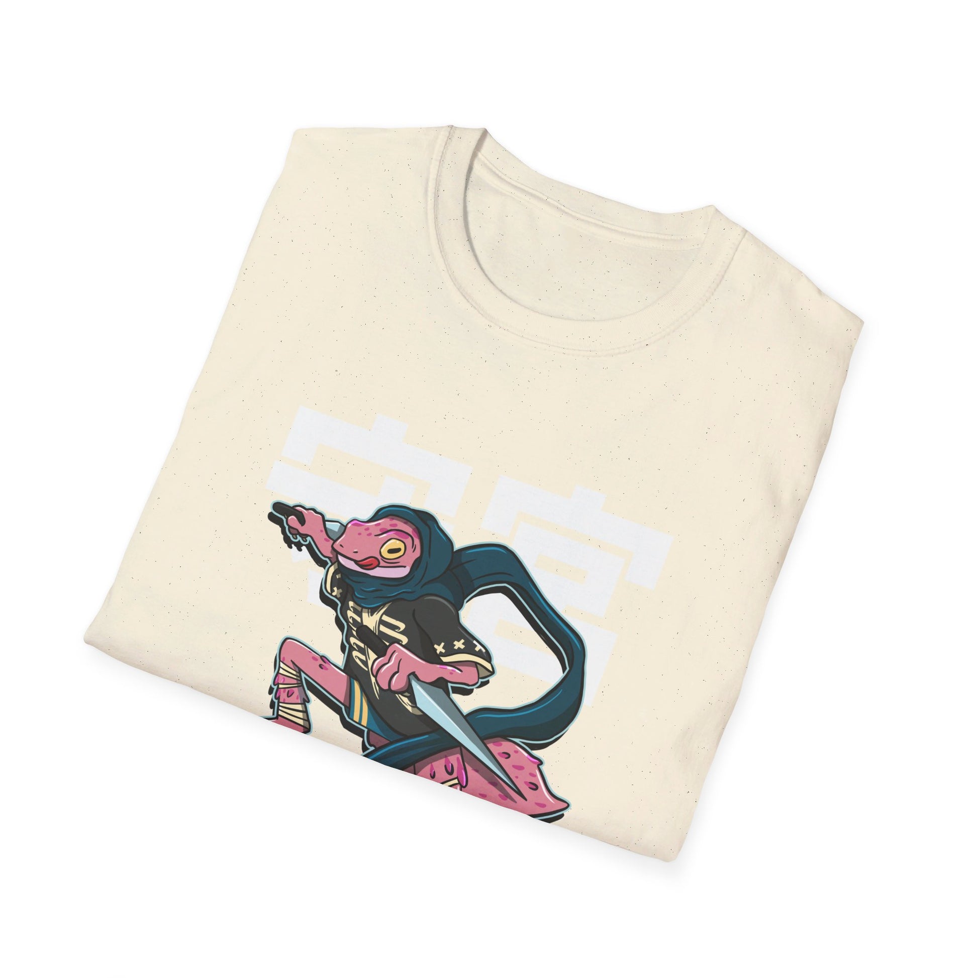 Gecko - Warrior Animals - Front Design - Premium Bio Unisex T-Shirt - Pure Face Streetwear