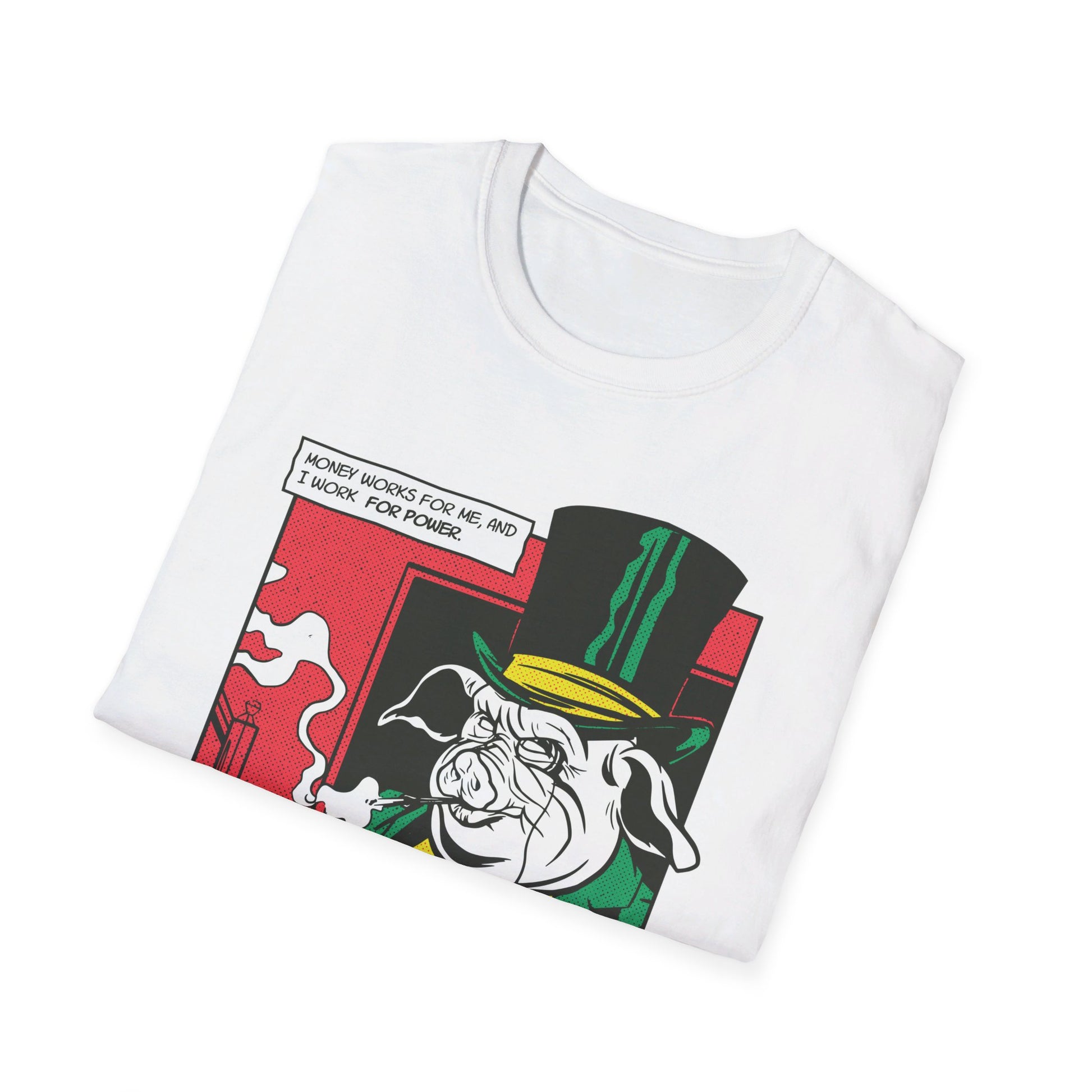 Mister Pig Money Man - Comic Mafia - Front Design - Premium Bio Unisex T-Shirt - Pure Face Streetwear