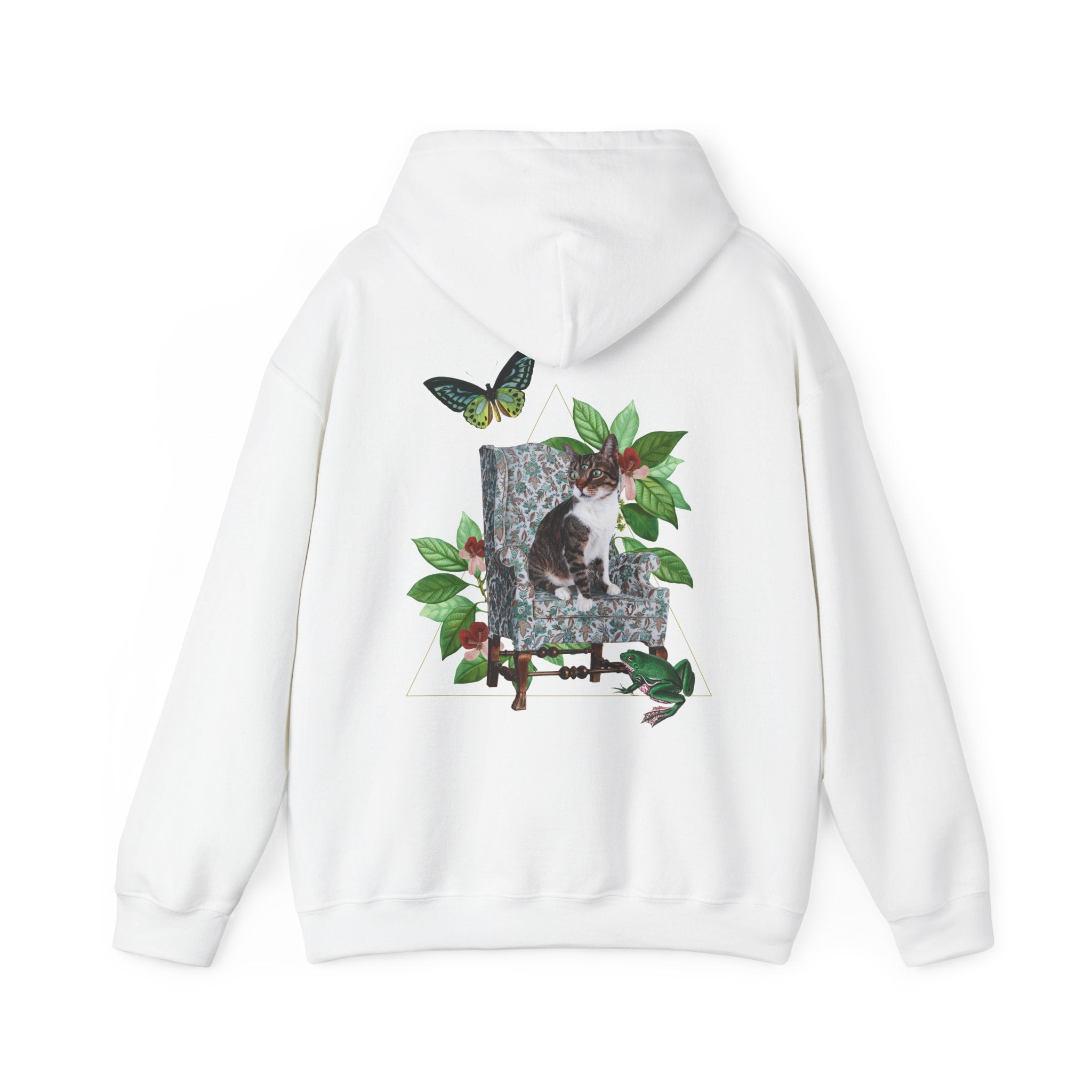 Cat - Quirky Collage - Unisex Hoodie