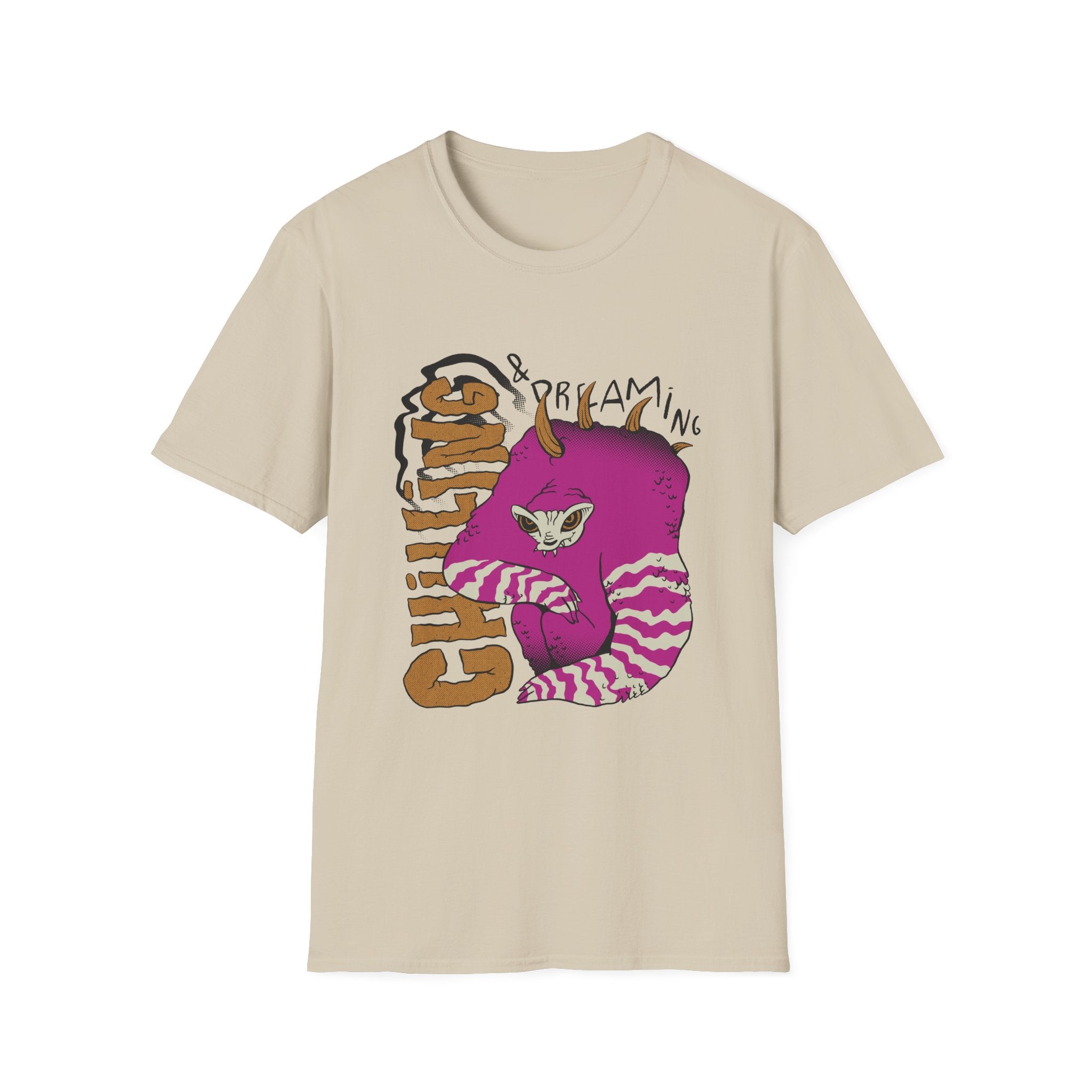 Chilling & Dreaming - Trippy Monsters - Unisex T-Shirt