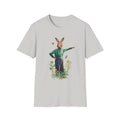 Rabbit - Animal Human - Front Design - Premium Bio Unisex T-Shirt - Pure Face Streetwear