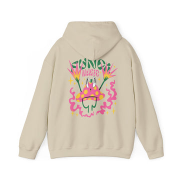 Sunset Magic Mushroom - Creatures With Magic Powers - Unisex Hoodie