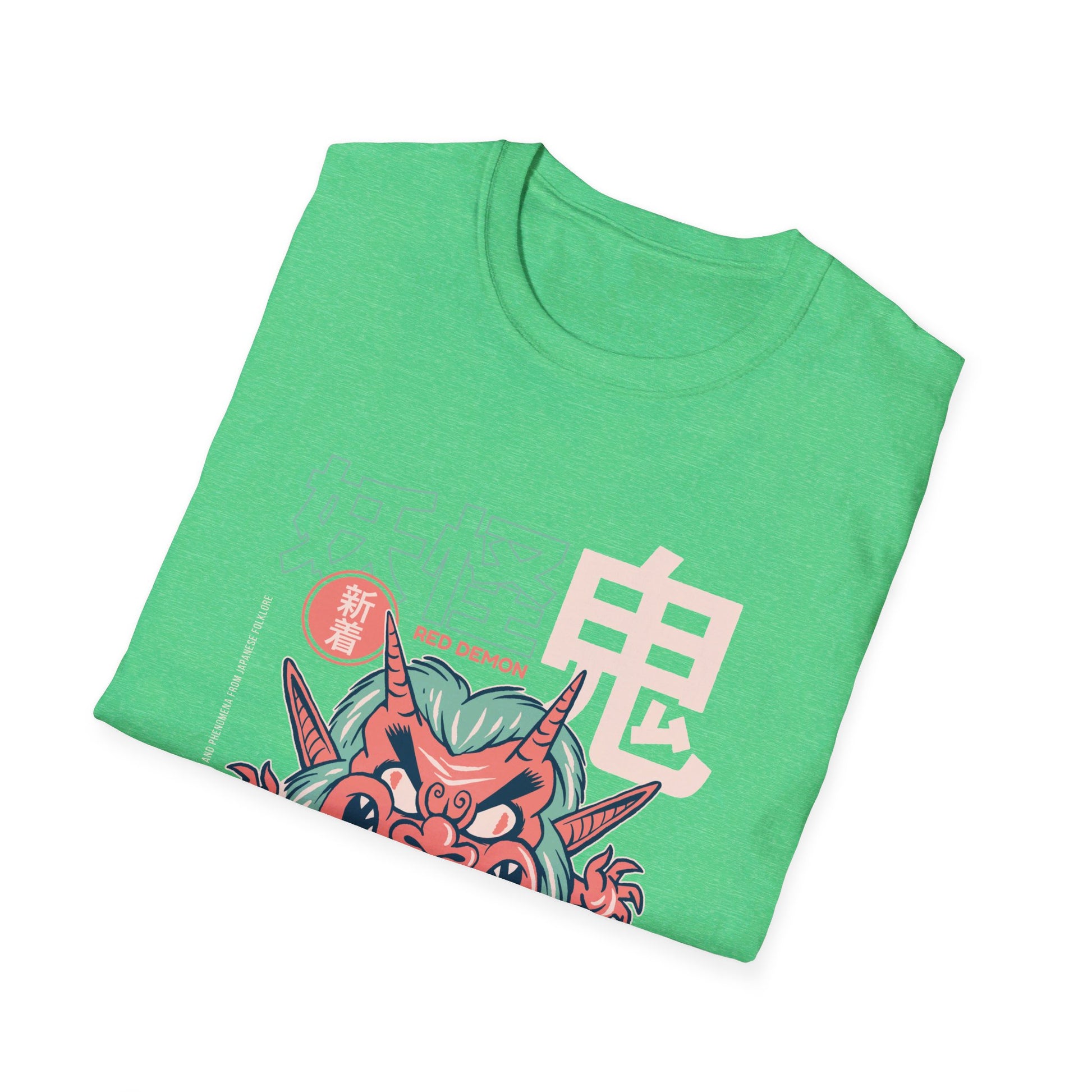 Oni - Japanese Yokai - Front Design - Premium Bio Unisex T-Shirt - Pure Face Streetwear