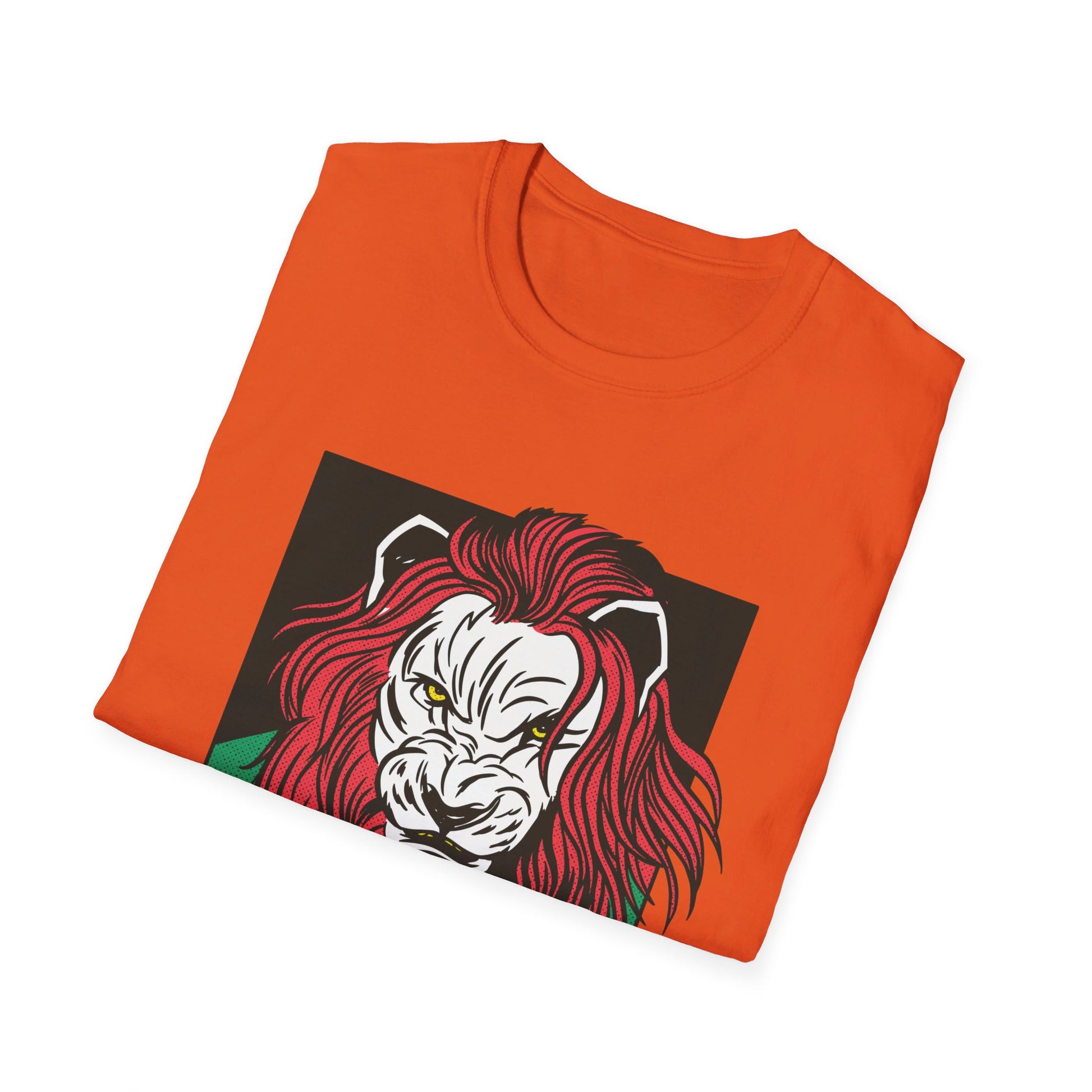 Lion Gangster - Comic Mafia - Front Design - Premium Bio Unisex T-Shirt - Pure Face Streetwear