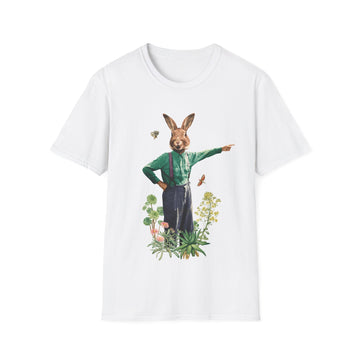 Rabbit - Animal Human - Unisex T-Shirt - Front Print