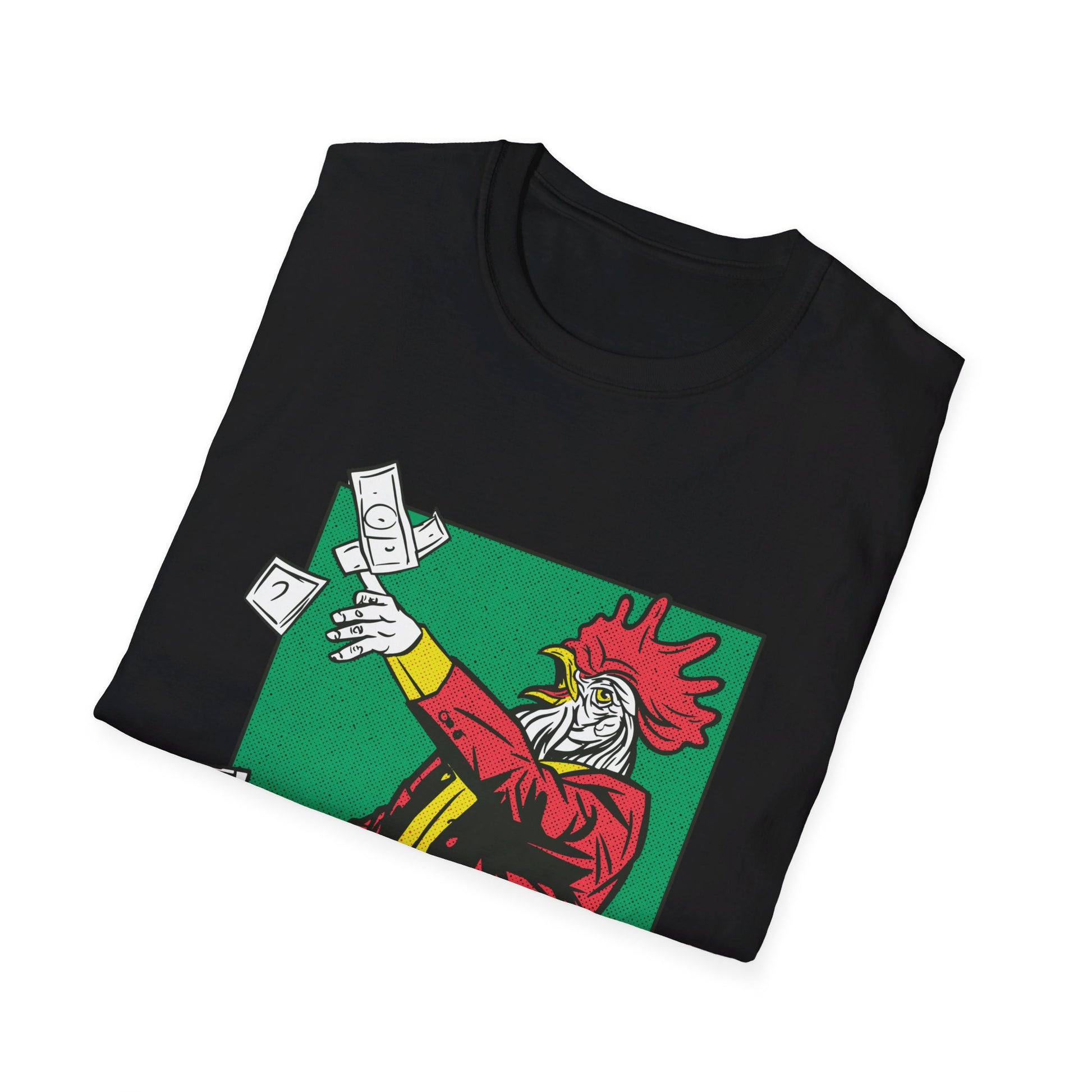 The Rooster - Comic Mafia - Front Design - Premium Bio Unisex T-Shirt - Pure Face Streetwear