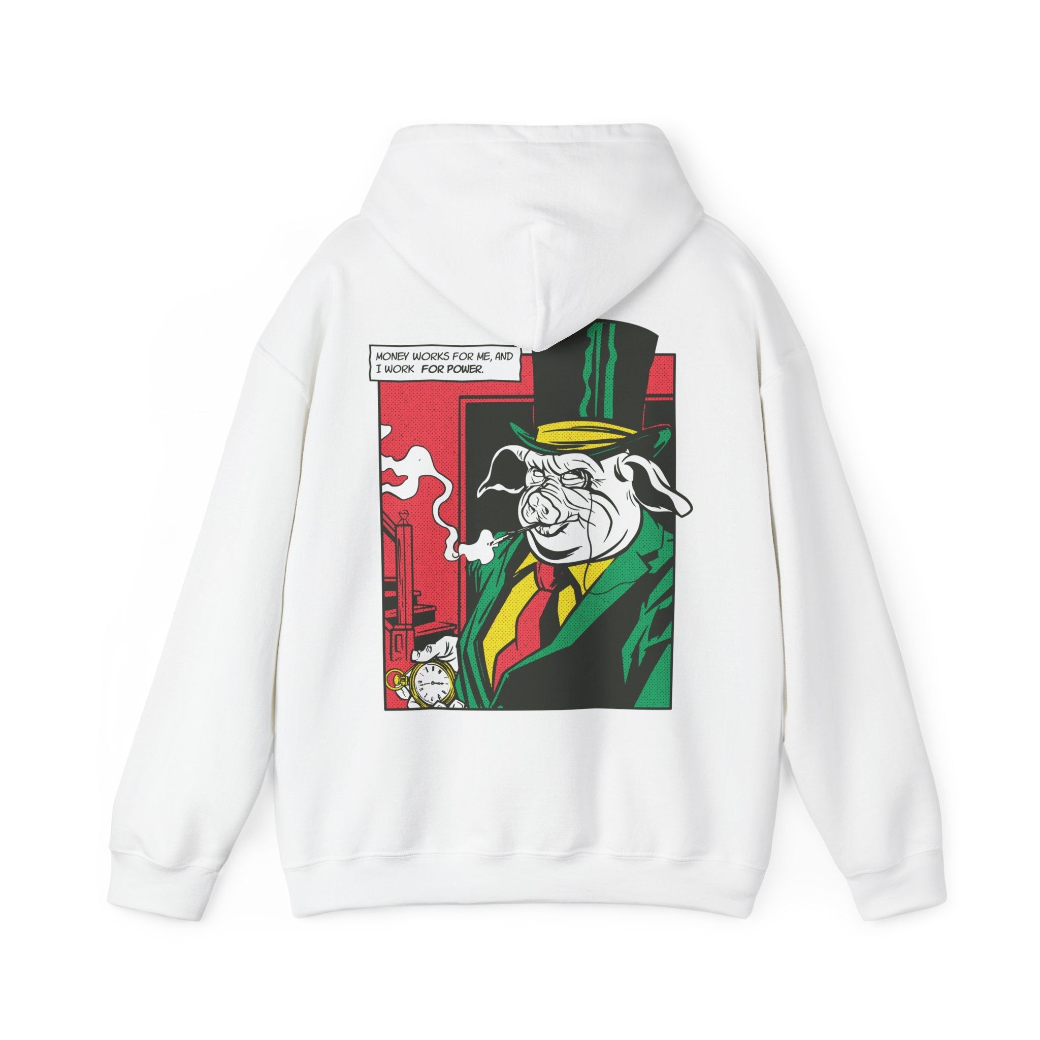 Pig Smoking - Comic Mafia - Unisex Hoodie