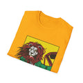 Lion Gangster driving - Comic Mafia - Front Design - Premium Bio Unisex T-Shirt - Pure Face Streetwear