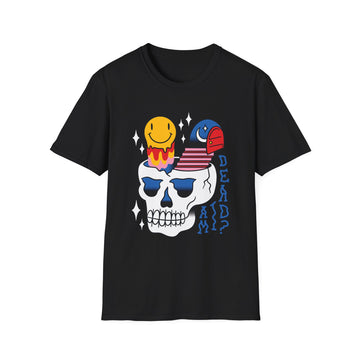 Skull psychedelic - Trippy Tattoo - Unisex T-Shirt