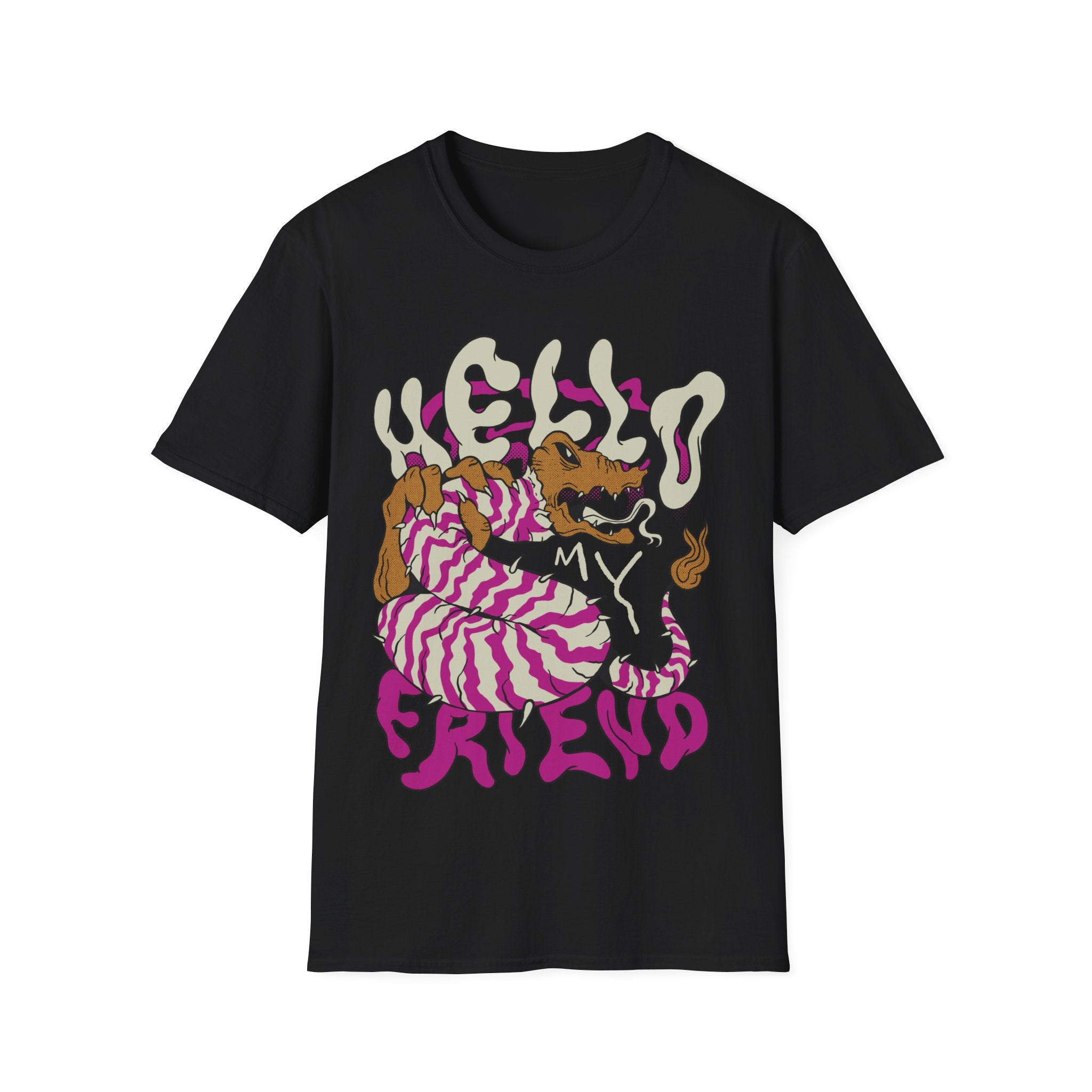 Hello Friend - Trippy Monsters - Unisex T-Shirt