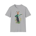 Rabbit - Animal Human - Front Design - Premium Bio Unisex T-Shirt - Pure Face Streetwear