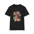 Koi Lotus - Animals In Nature - Front Design - Premium Bio Unisex T-Shirt - Pure Face Streetwear