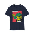 Alligator with Gun - Comic Mafia - Front Design - Premium Bio Unisex T-Shirt - Pure Face Streetwear