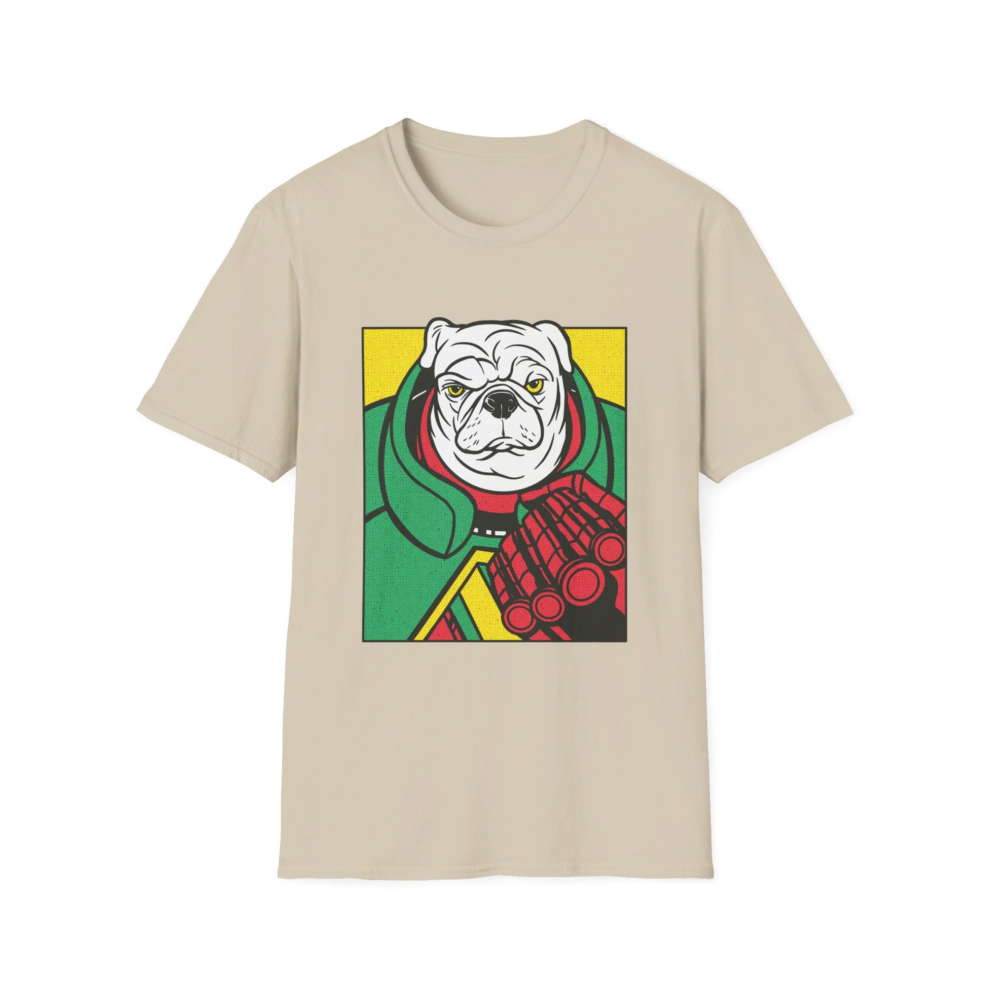 Pug Angry Dog - Comic Mafia - Front Design - Premium Bio Unisex T-Shirt - Pure Face Streetwear