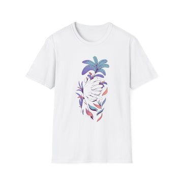 Holding Hands and Leaves - Floral Hands - Unisex T-Shirt