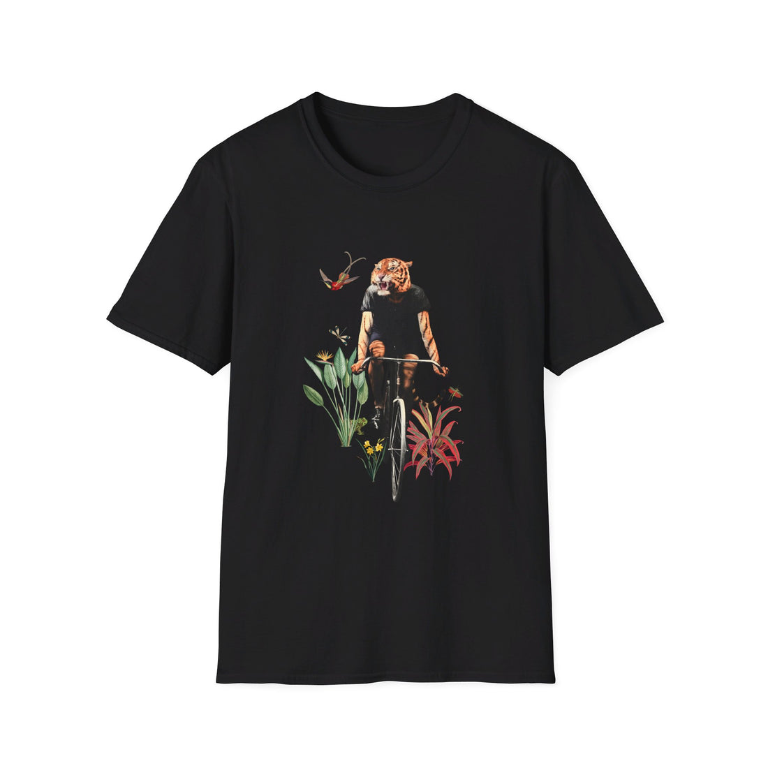 Tiger - Animal Human - Front Design - Premium Bio Unisex T-Shirt - Pure Face Streetwear