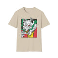 Smoking Wolf - Comic Mafia - Front Design - Premium Bio Unisex T-Shirt - Pure Face Streetwear