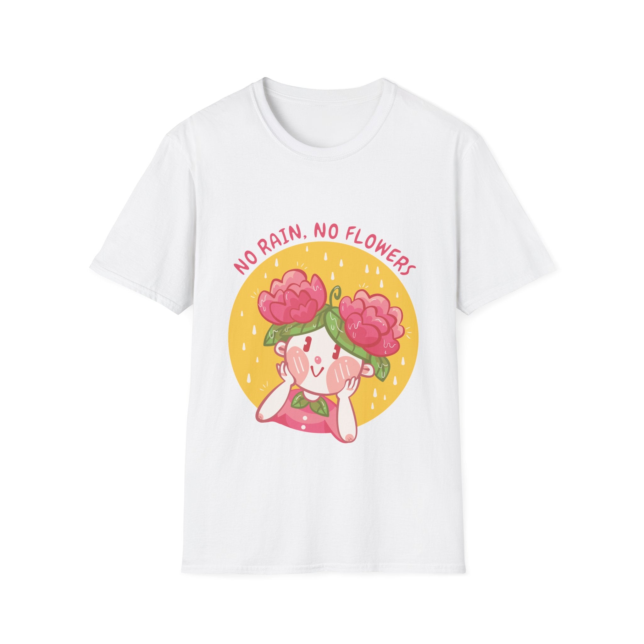 No Flowers without Rain - Floral Children - Unisex T-Shirt